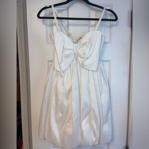 Show Me Your MuMu Gold Spaghetti Strap Mini Sundress